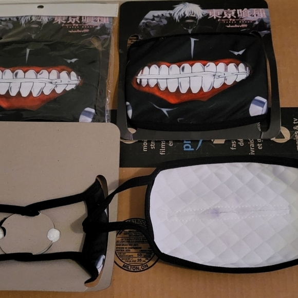Tokyo Ghoul Anime Facemask with Zipper, Unisex, Lot of 34 - Picture 5 of 7